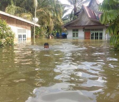 Ilustrasi banjir. (Foto: Kompas.com/Idon Tanjung)